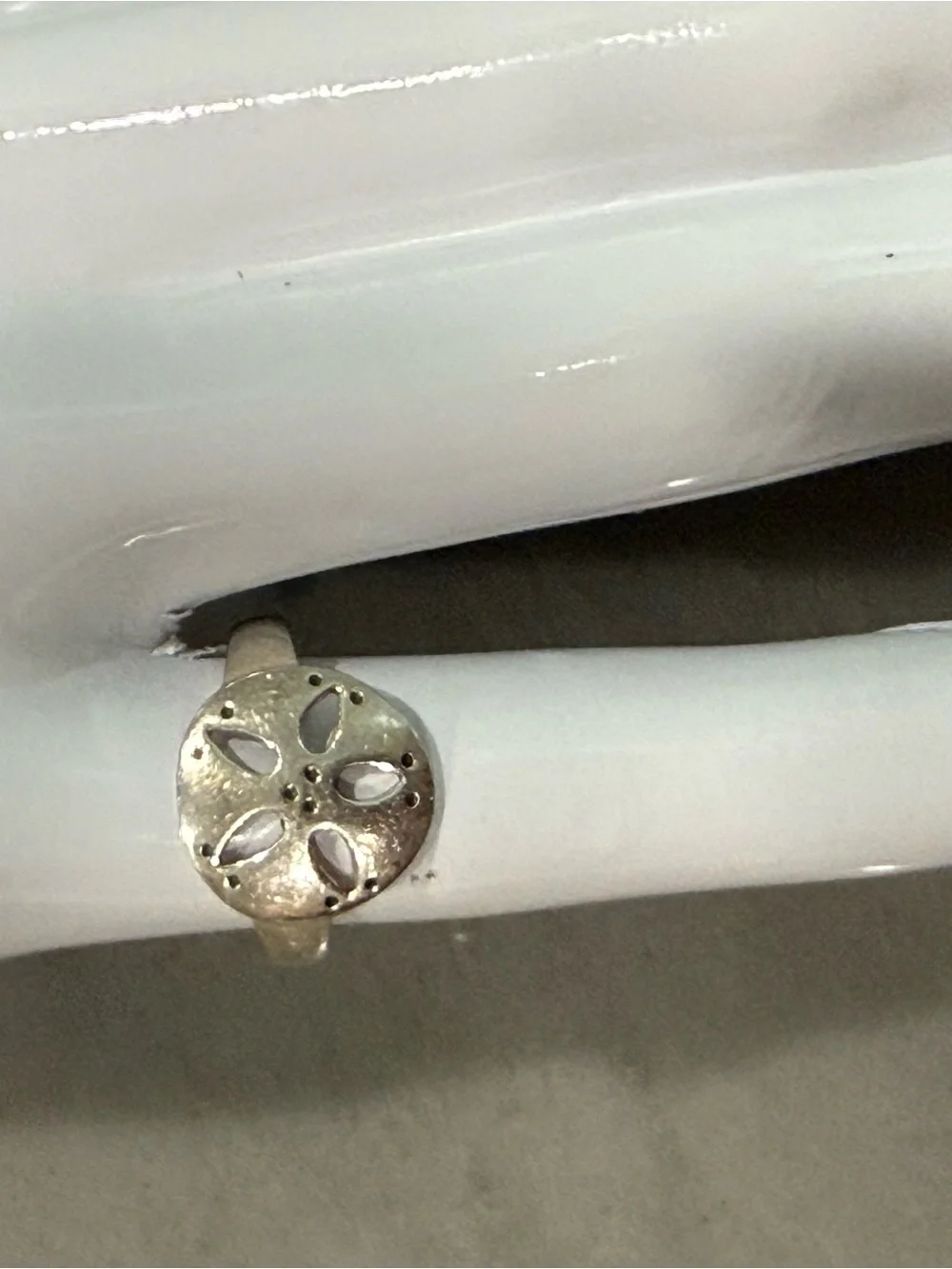 Sterling Silver Sand Dollar Ring - Picture 1 of 6